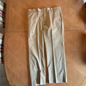 Banana Republic Non Iron Tailored Slim Fit Men's Light Brown Dress Pants